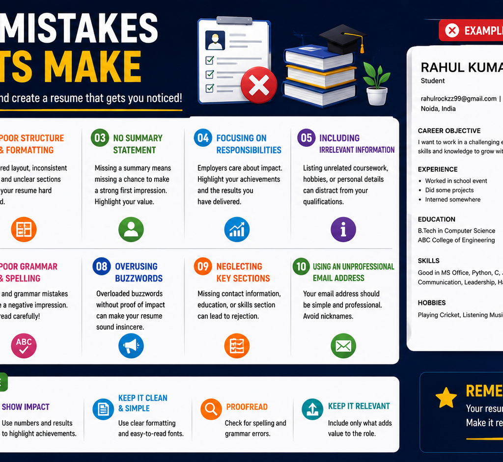 Resume Mistakes Students Make